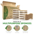 thumbnail image 4 of Esponja de cocina AIRNEX, biodegradable, natural, paquete de 12, 4 of 8