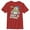 Red, variant on Boy's Monsters Inc Mike Back in Action  Graphic Tee White Medium