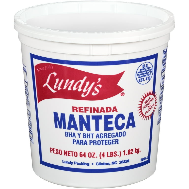 Lundy's® Refined Lard 64 oz. Tub - Walmart.com