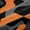 Grey Orange, variant on Feelyou Grey Orange Camo Black Out Curtains, Abstract Curtains Pack of 2 (42x63 Each)