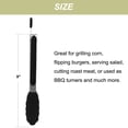 thumbnail image 3 of Uxcell Kitchen Tongs Silicone Tip Stainless Steel Lock Tongs Black 9", 3 of 6