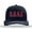A Navy/White, variant on Patriot Pride Mens D.O.G.E Make Government Efficient Again Mesh Back Trucker Hat-Red/Black/White