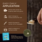 Gya Labs Clove Bud Essential Oil with Aromatherapy Stone - Pure Indonesian Spicy Scent for Oral Care, Diffuser, Skincare & DIY - 4 fl oz