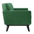 thumbnail image 5 of Modway Engage Channel Tufted Performance Velvet Loveseat in Emerald, 5 of 7