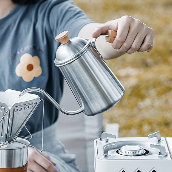 WRISTBIQUE Hand Brewing Kettle Kettle Silver 1Pcs