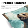 thumbnail image 2 of Sea Lion Throw Pillow Covers Set of 2 with Unique Patterns | Chair Pillow Covers in 16x16, 18x18, 20x20 inches | Pillow Inserts Included |for Every Occasion, 2 of 6