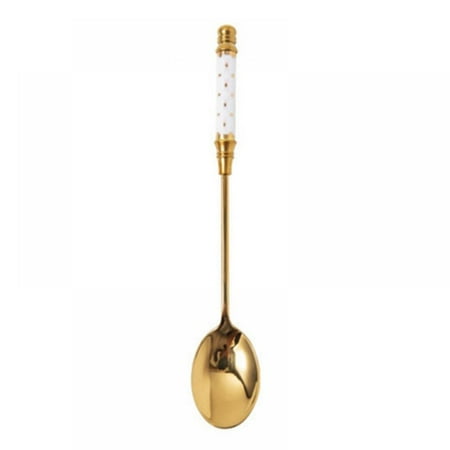 

Espresso Spoons Cute Small Coffee Spoons Stainless Steel Gold Demitasse Spoons for Tea Dessert Appetizer 5.7-inch