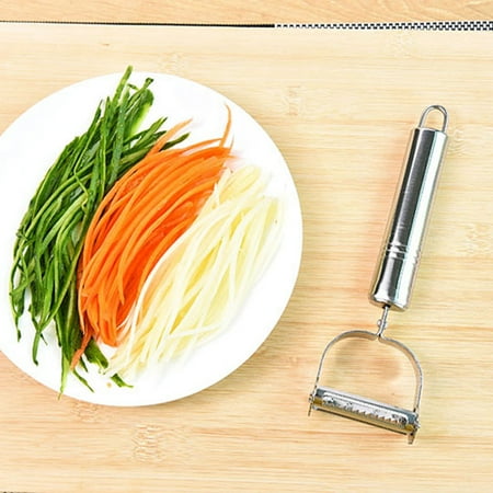 Potato Brush - Stainless Steel Vegetable Fruit Peeler Slicer Carrot Potato Cutter Tool