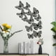 thumbnail image 3 of 12 pegatinas de pared de mariposa hueca con textura de metal 3D. Wmkox8yii fhajkh503, 3 of 6