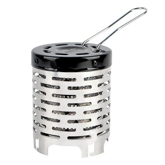 Stove Heater Mini Stainless Steel Outdoor Camping Heaters for Autumn and Winter, Multi-Function Portable Heater Hood, for Camping, Climbing, Fishing