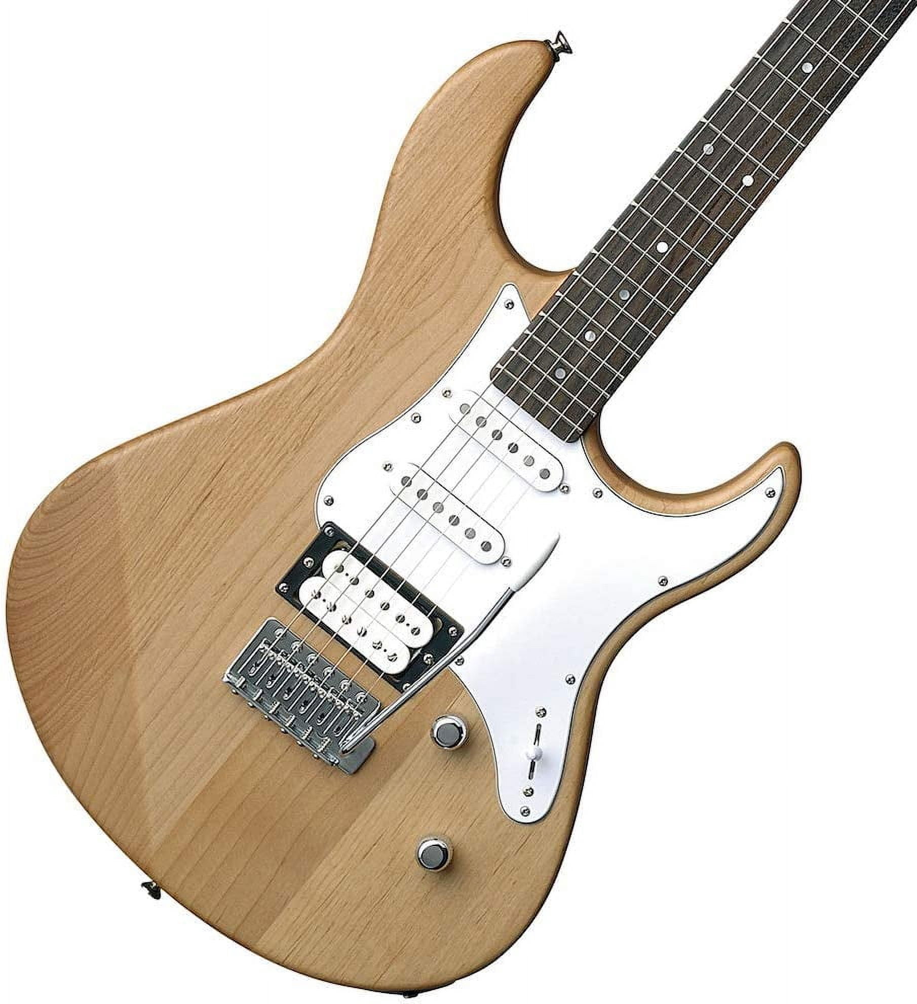 Yamaha PAC112V Electric Guitar - Satin Yellow Natural