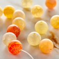thumbnail image 2 of Bead Landing Orange Crackle Agate Round Beads, 10mm, 12 Pack, 2 of 5