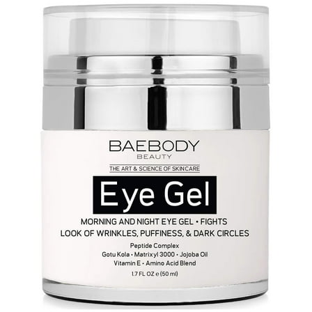 Baebody Eye Gel, Cooling Under Eye Cream For Dark Circles, Puffiness and Bags under Eyes, Eye Cream Anti Aging & Hydrating, Night Eye Cream, Beauty Gifts for Women