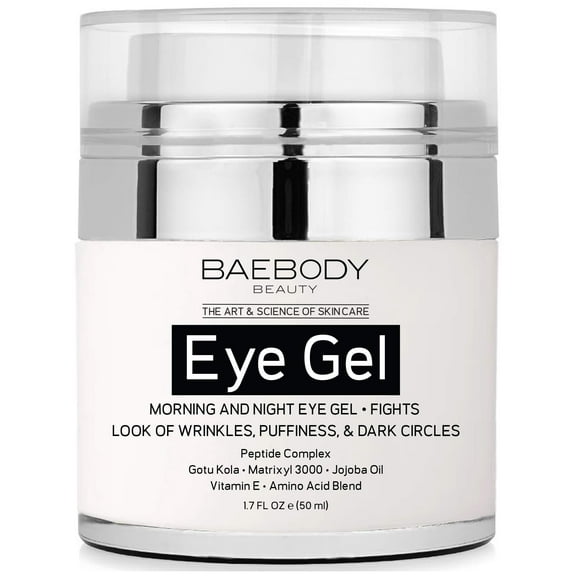 Baebody Eye Gel, Cooling Under Eye Cream For Dark Circles, Puffiness and Bags under Eyes, Eye Cream Anti Aging & Hydrating, Night Eye Cream, Beauty Gifts for Women