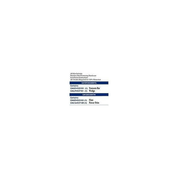 Martyr Anodes Mercury Verado 4-Cylinder Anode Kit - Magnesium CMVERADO4KITM