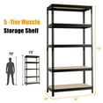 thumbnail image 2 of Costway 5-Tier Metal Storage Shelves 73'' Garage Rack Adjustable, 2 of 12