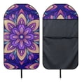 thumbnail image 6 of XYZCANDO Car Seat Towel Cover, Compatible with Van Truck Seat, Terry Cloth Car Seat Covers for Sedan Vans Waterproof, Mandala Floral Pattern, 6 of 7