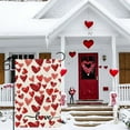 thumbnail image 3 of Valentines Day Watercolor Red Love Hearts Garden Flag Yard Flag 12.5x18 Double Sided Small Mini Yard Outdoor Outside Holiday Decoration, 3 of 6