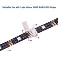 thumbnail image 2 of 30 Pieces Complete Rgb Led Strip Connector Kit, 4 Pin 10mm Solderless Adapter, 2 of 5