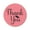 Light Pink & Black, variant on Darling Souvenir Personalized 1.6 Inches Round Red DIY Heart Calligraphy Thank You Stickers-45 Pcs