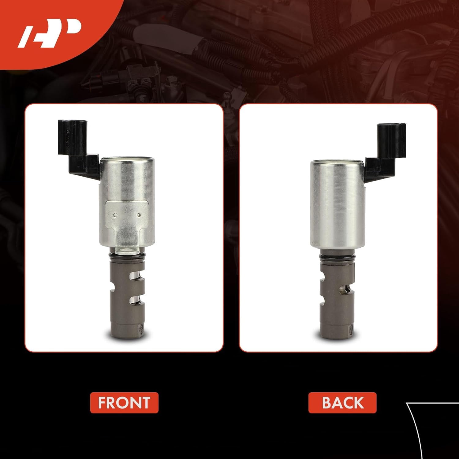 A-Premium Intake Engine Variable Valve Timing (VVT) Solenoid Compatible with Ford Escape 2013, Fiesta 2011, 1.6L Replace# CJ5Z6M280A, 4M5G6L713AE
