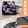 thumbnail image 3 of Makeup Bag Small Toilet Cosmetic Bags Travel Makeup Case Waterproof for Women Girls 6.7X9.45inches - Gorgeous Petal - Perfect Apricot Blooms, 3 of 7