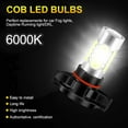 thumbnail image 5 of H13 High&Low Beam+5202 Fog Light for GMC Yukon XL 2500 2007-2013 LED Headlight Bulbs 4pcs, 5 of 16