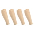 thumbnail image 1 of Unique Bargains 2 Pair Compression Sleeve Footless Compression Sleeve for Women Nylon S Beige, 1 of 7