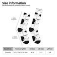 thumbnail image 5 of Yiaed Doodle Cute Cat Print Great elasticity Crew Socks Sports socks for Men and Women, 5 of 5