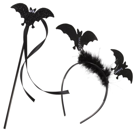 SWETRACE 1 Set Women's Bat Headband, Costume Hair Accessory, Fabric Cosplay Party Headwear, Comfortable Fit for Events