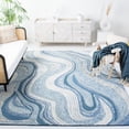 thumbnail image 2 of SAFAVIEH Soho Stanice Abstract Area Rug, Blue/Ivory, 8' x 10', 2 of 8