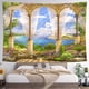 thumbnail image 4 of Hermoso tapiz de pared con flores de jardín para colgar en la pared, decoración del hogar, sala de estar, fondo impreso, 4 of 5