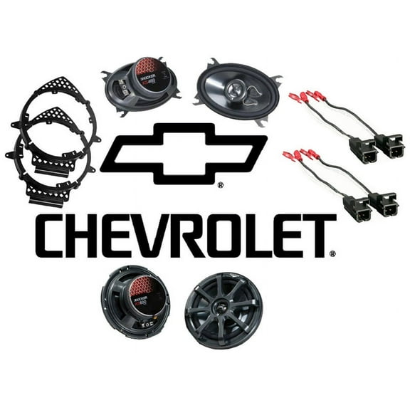 Kicker Chevy Silverado 07-12 46CSC654 6.5", 4x6" Speakers & Replacement Harness