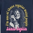 thumbnail image 3 of Janis Joplin - One Of Those Regular Weird People - Toddler And Youth Short Sleeve Graphic T-Shirt, 3 of 5