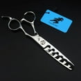 thumbnail image 3 of 6 Inch Double Edged Hair Salon Stylist Barbers Thinning Shears Scissors Professional Barbers Thinning Scissors NE, 3 of 6