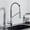 Chrome B, variant on Black Pull Out Kitchen Sink Faucet Deck Mounted Stream Sprayer Kitchen Mixer Tap Bathroom Kitchen Hot Cold Tap 360 Rotation Tap