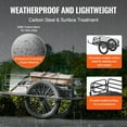 thumbnail image 6 of Folding Bike Trailer - 275lb Capacity Wagon Cart, Universal Coupler, 20" Wheels, 6 of 11