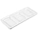 thumbnail image 3 of Healeved 2PCS Ceramic Serving Platter 3 Compartment Appetizer Serving Tray Divided Sauce Dishes Divided Serving Platter Serving Dishes for Entertaining 5.9x2.6 in, 3 of 4