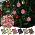 thumbnail image 3 of 12X Velvet Christmas Balls Christmas Tree Hanging Ornaments Xmas Tree Hangi GXK, 3 of 9