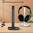 thumbnail image 3 of Cheers.US Headphone Stand Hanger,Detachable Design Wide Base Universal Headphone Holder,Universal Headphone Stand Headphone Hanger Display Holder for Desk, 3 of 8