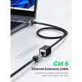 thumbnail image 2 of Cable de extensión Ethernet UGREEN Cat6 LAN de 3 m macho a hembra, 2 of 7