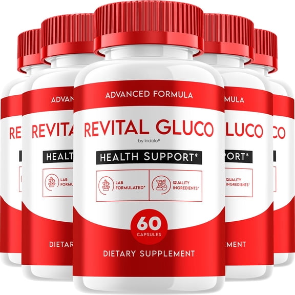 Revital Gluco Capsules – RevitalGluco Natural Blend Glycogen Support, 5 Pack, 300 Capsules