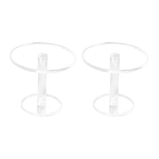 Soporte de exhibición de joyería Sunnimix Pedestal Display Riser Stands 2 piezas
