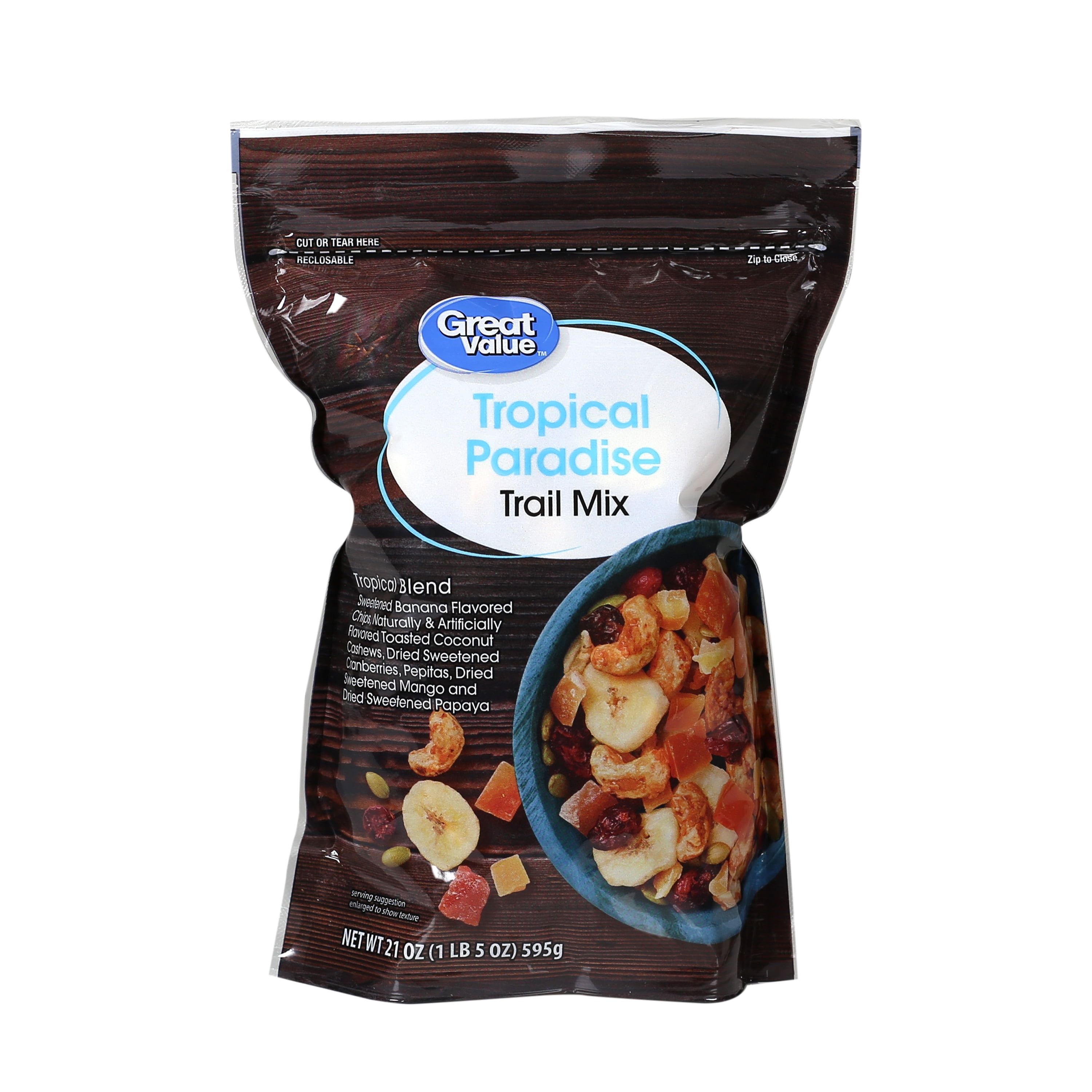 Great Value Tropical Trail Mix, 21 oz