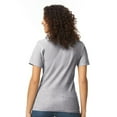 thumbnail image 5 of Gildan Softstyle Women's Pique Short Sleeve Polo Shirt GR648 in Sport Grey, L, 5 of 5