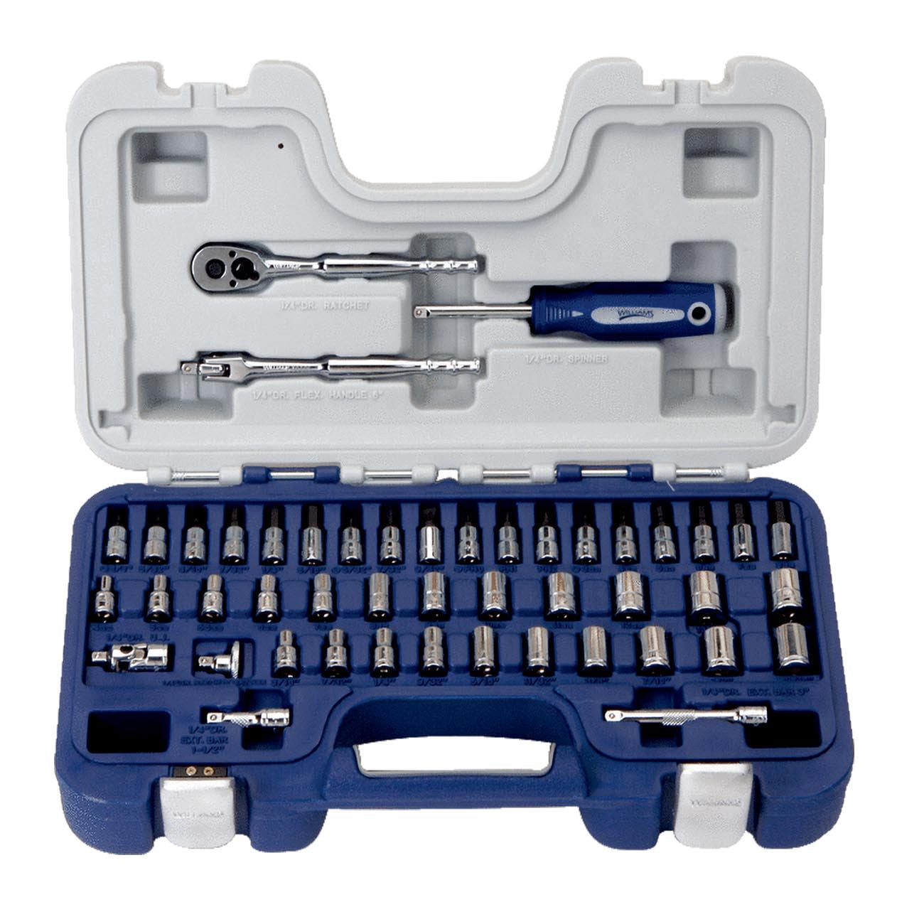 Williams 50601 1/4-Inch Drive Deluxe Socket Set, 47-Piece