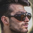 thumbnail image 2 of Gafas de sol de moda punk con doble haz, gafas de personalidad retro con forma de rana, 2 of 5