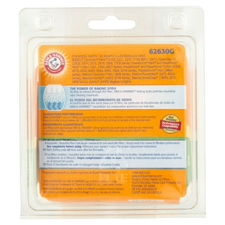 A&H Bissell Style 9,10,12,16 & 6046 Allergen Filter Pkg
