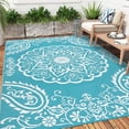 thumbnail image 3 of Outdoor Rugs &#x Outdoor Patio Rug Reversible Mats RV Camping Rugs Outdoor Area Rug Portable Plastic Straw Rug Outside Rugs for Patio RV Camping Balcony Beach, 3 of 7