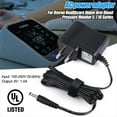 thumbnail image 4 of LotFancy AC Adapter for Omron Arm Blood Pressure Monitor 5, 7, 10 Series, Hem-adptw5, 6V, 4 of 8